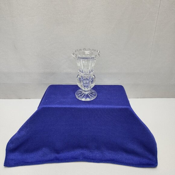 Crystal Clear Industries 24% Lead Crystal Bud Vase by Fairfield Yugoslavia 1960s - Picture 1 of 7